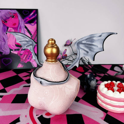 Gothic Leather Bat Wing Choker