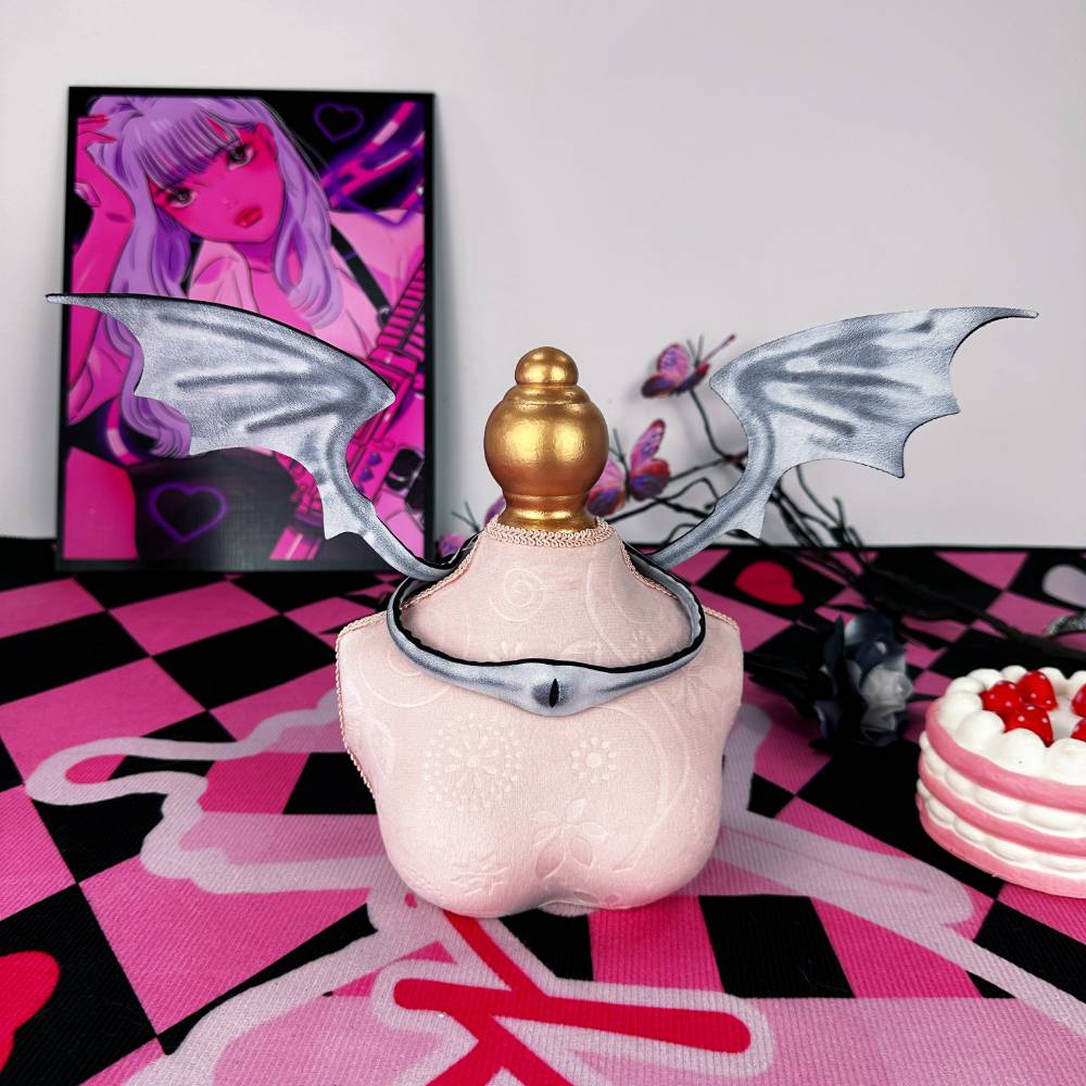 Gothic Leather Bat Wing Choker