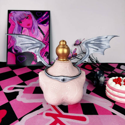 Gothic Leather Bat Wing Choker