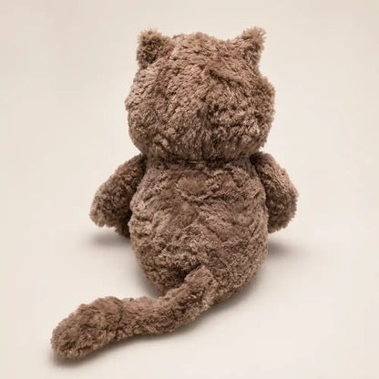 Gray Otter Plush Stuffed Animal Back View