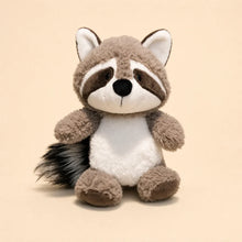 Cute Gray Raccoon Plush Toy – Front View