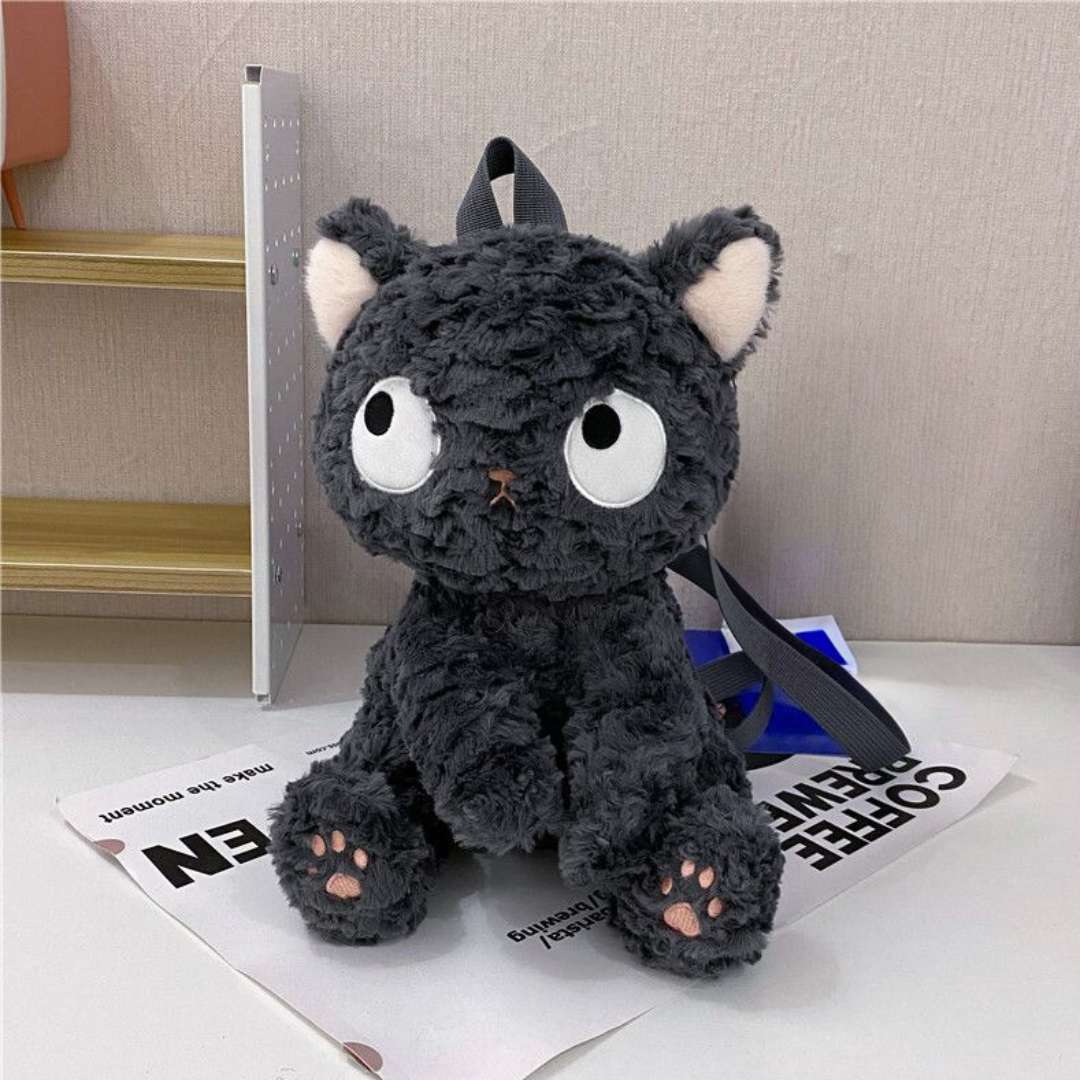 Cat plush backpack online