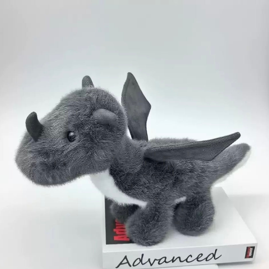 Grey Flying Dragon Stuffed Animal