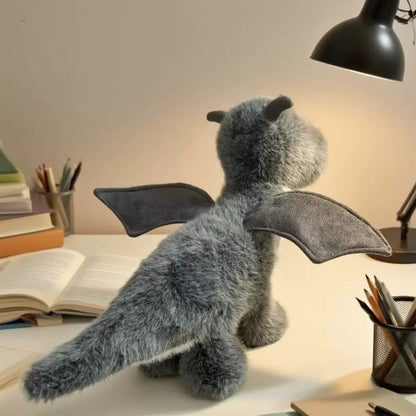 Grey Flying Dragon Stuffed Animal