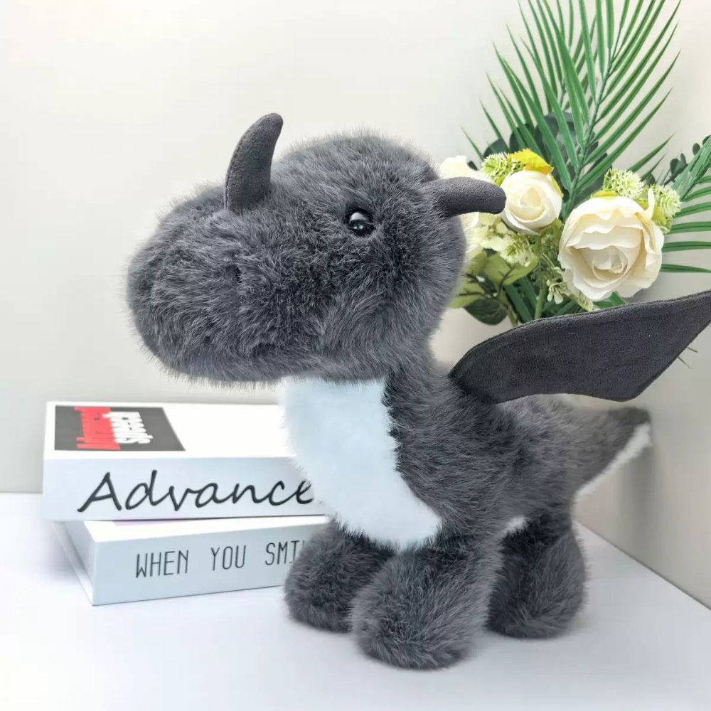 Grey Flying Dragon Stuffed Animal