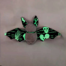 Halloween Glow-in-the-Dark Skeleton Bat Plush Toy