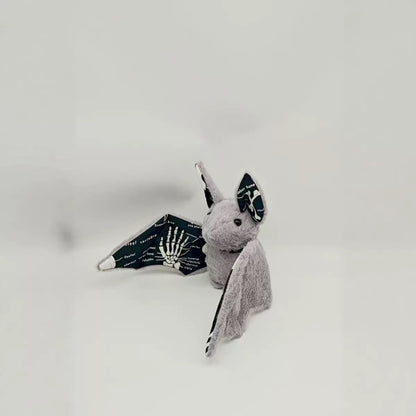 Halloween Glow-in-the-Dark Skeleton Bat Plush Toy