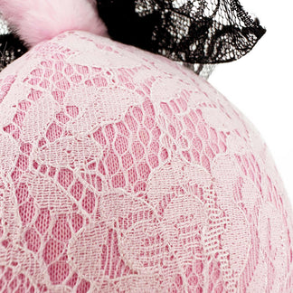 Pink Emo Bunny Stuffed Animal