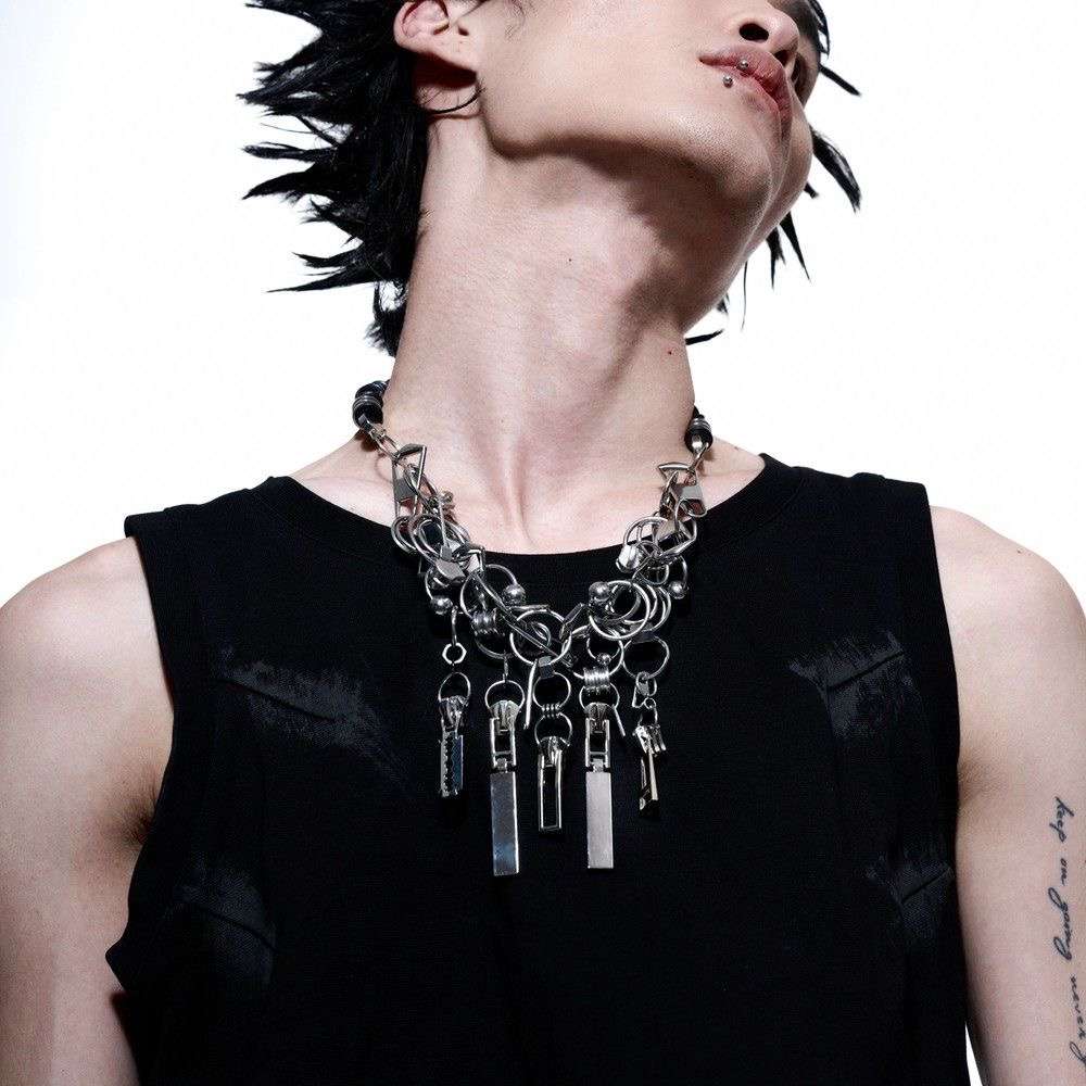 Industrial Heavyweight Metal Chain Men's Choker