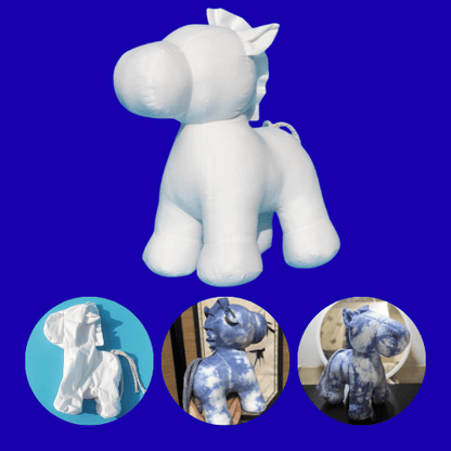 Horse Plush Tie Die 