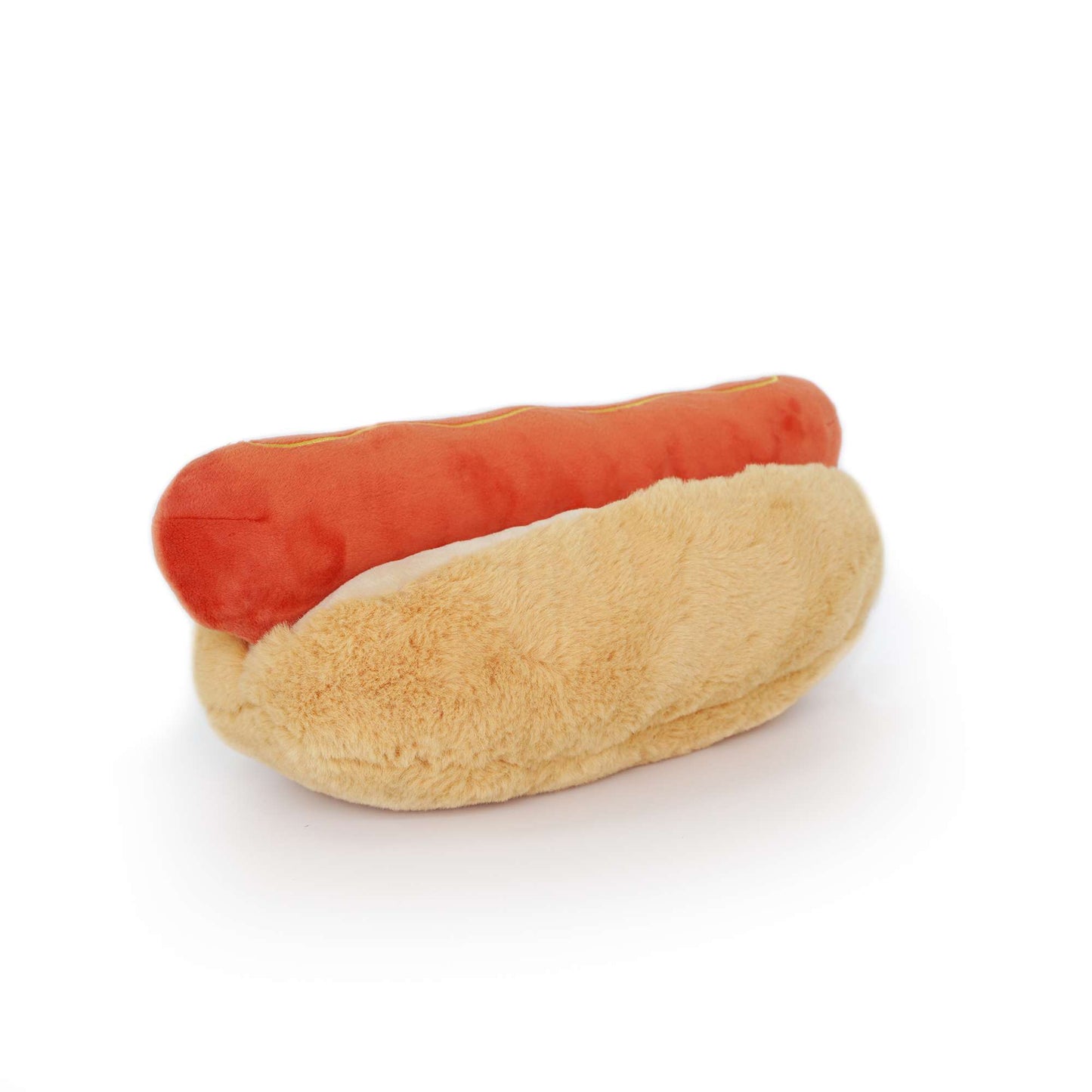 Front view hot dog delicious PlushThis