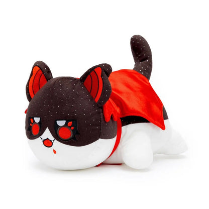 Kawaii Black and Red Cat Stuffed Animal