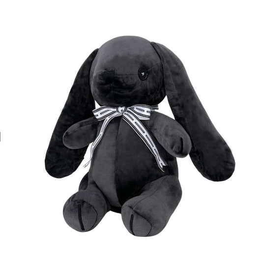 Black Gothic Bunny Plush