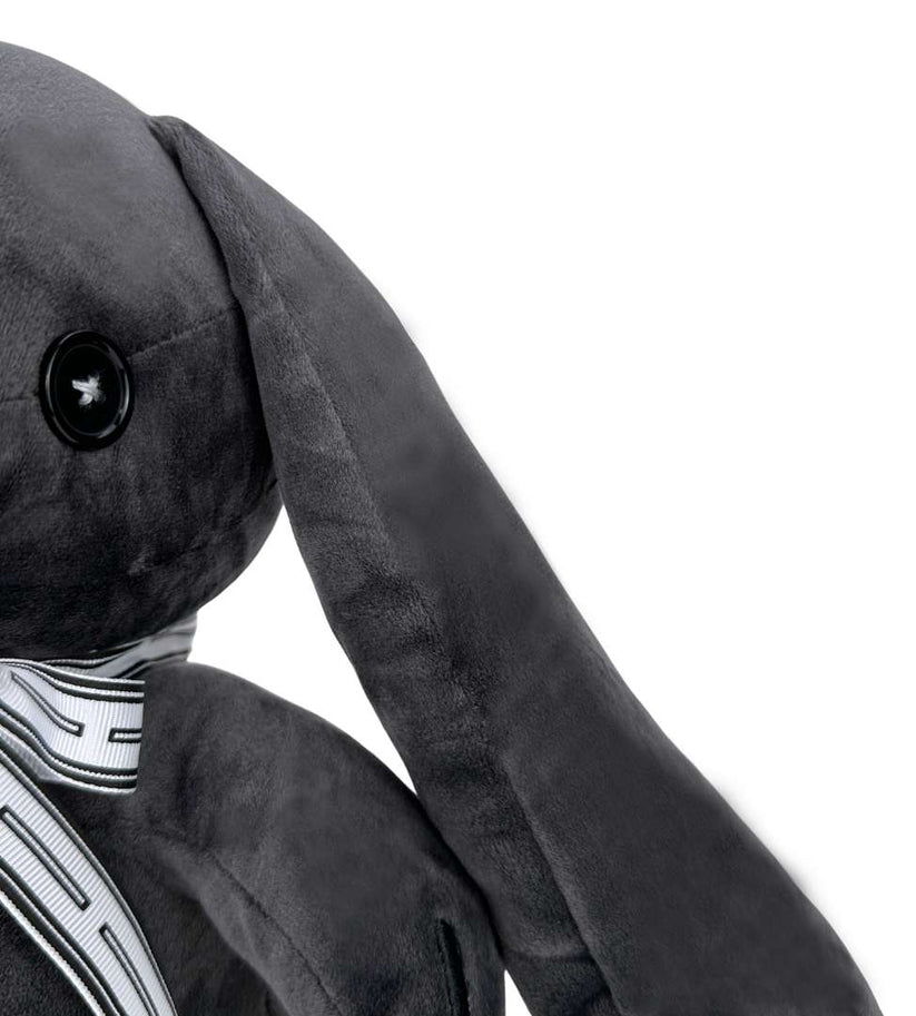 Stuffed Black Rabbit Stuffed Black Goth Bunny – PlushThis| Plushies & Stuffed Animals