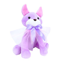Purple animal core fox stuffed animal