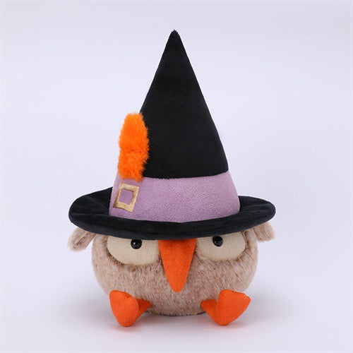Halloween Cute Ghost Owl Crow Kitty Plush