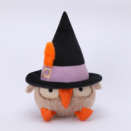 Halloween Cute Ghost Owl Crow Kitty Plush