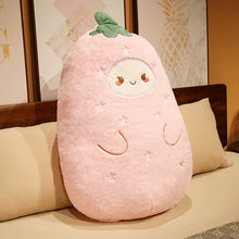 kawaii pink radish plush