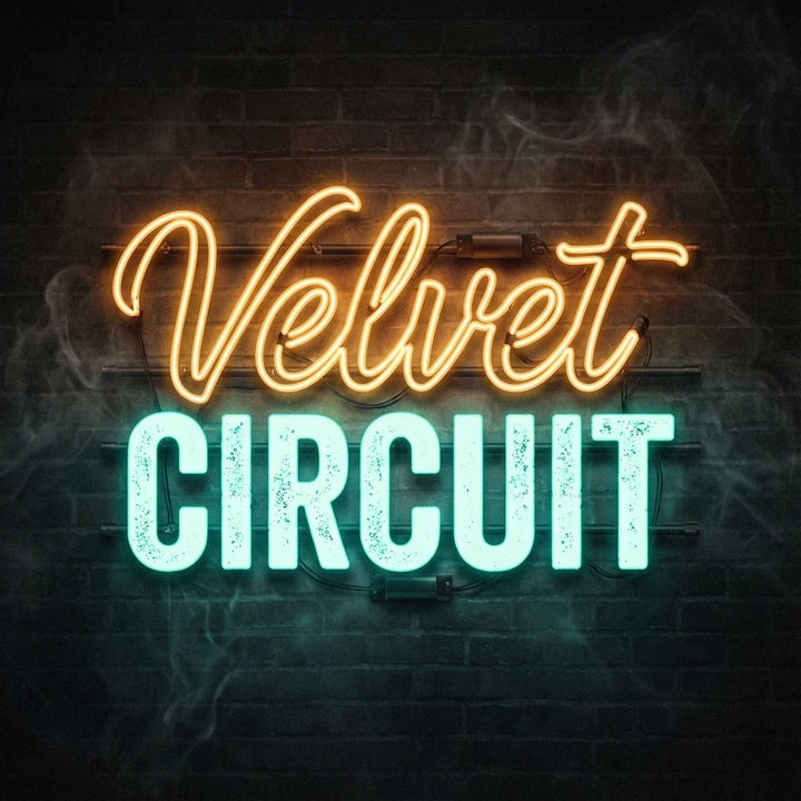 Rock Band Logo Design Neon Style