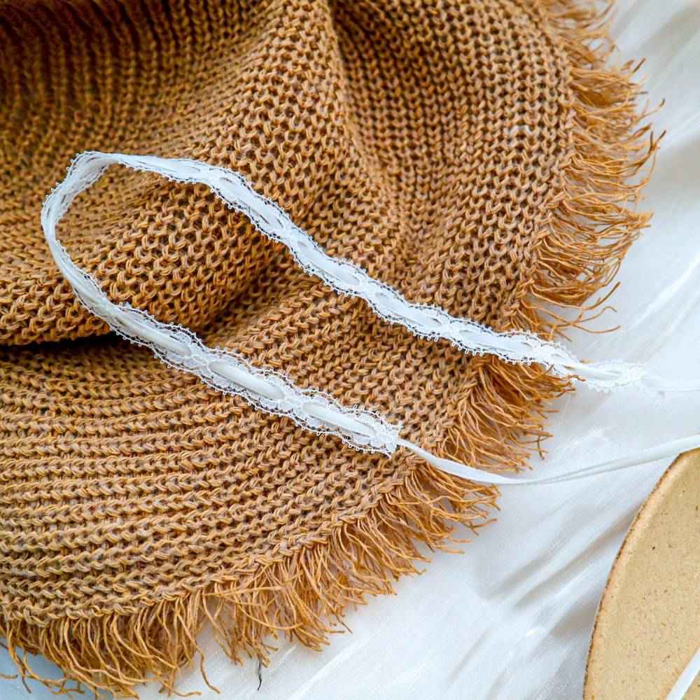 Lace Choker with Ribbon Accent Cord