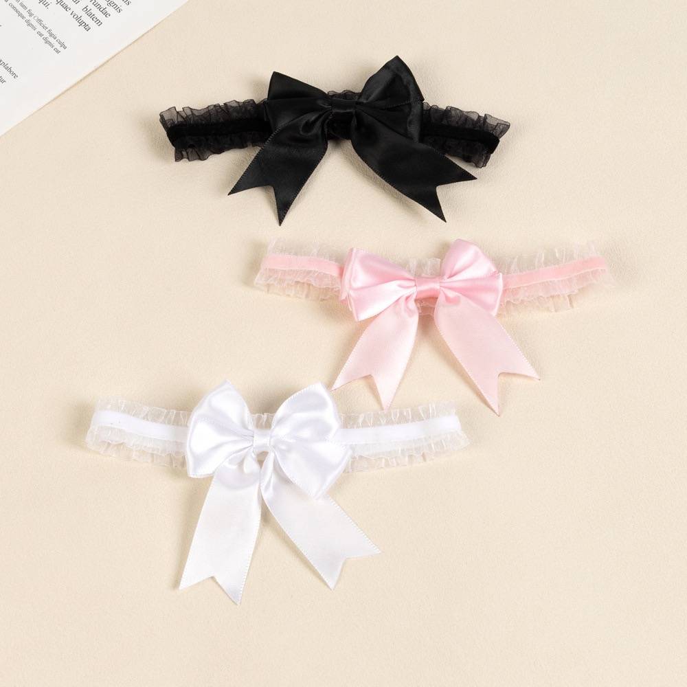Cute Frill Ribbon Lace Thigh Choker
