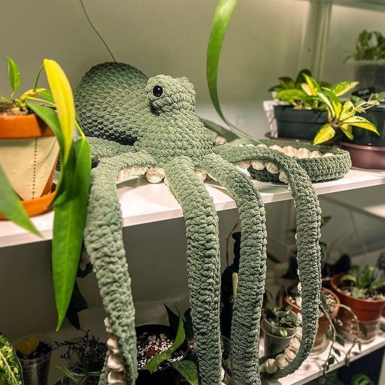 Large Octopus Crochet DIY Kit – PlushThis| Plushies & Stuffed Animals