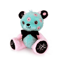 in front of a bear's left shoulder