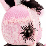 Pink Emo Bunny Stuffed Animal
