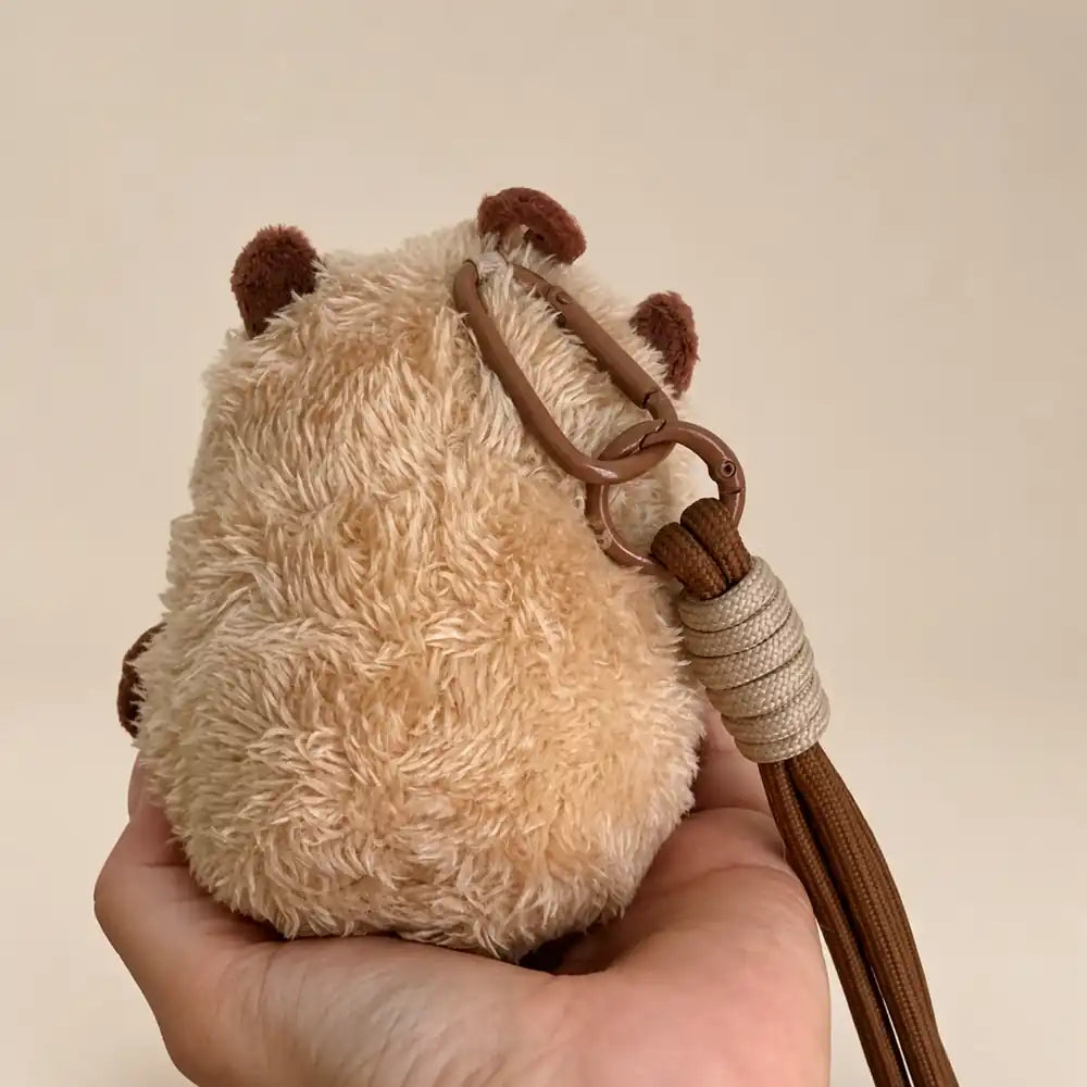 Lion Plush Keychain – Back and Strap View