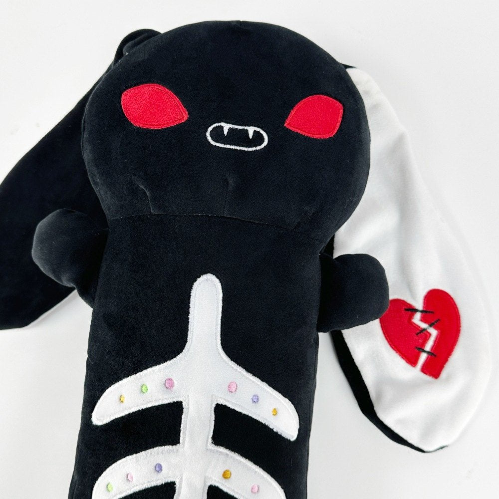 Goth Bunny Plush Long Pillow