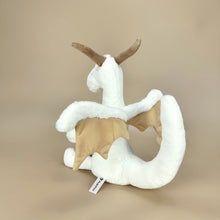 cute white dragon plush toy