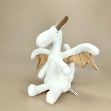 cute white dragon plush toy