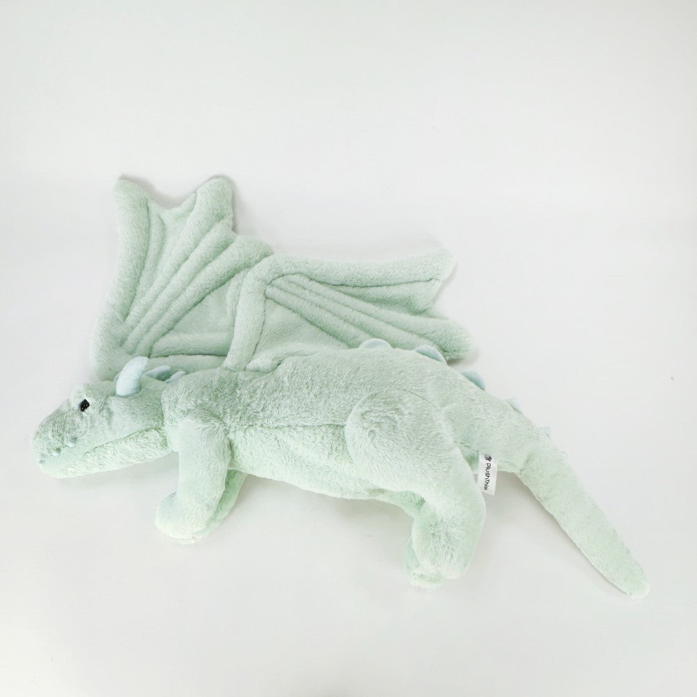 Luxury Snow Dragon Stuffed Animal White Art Doll