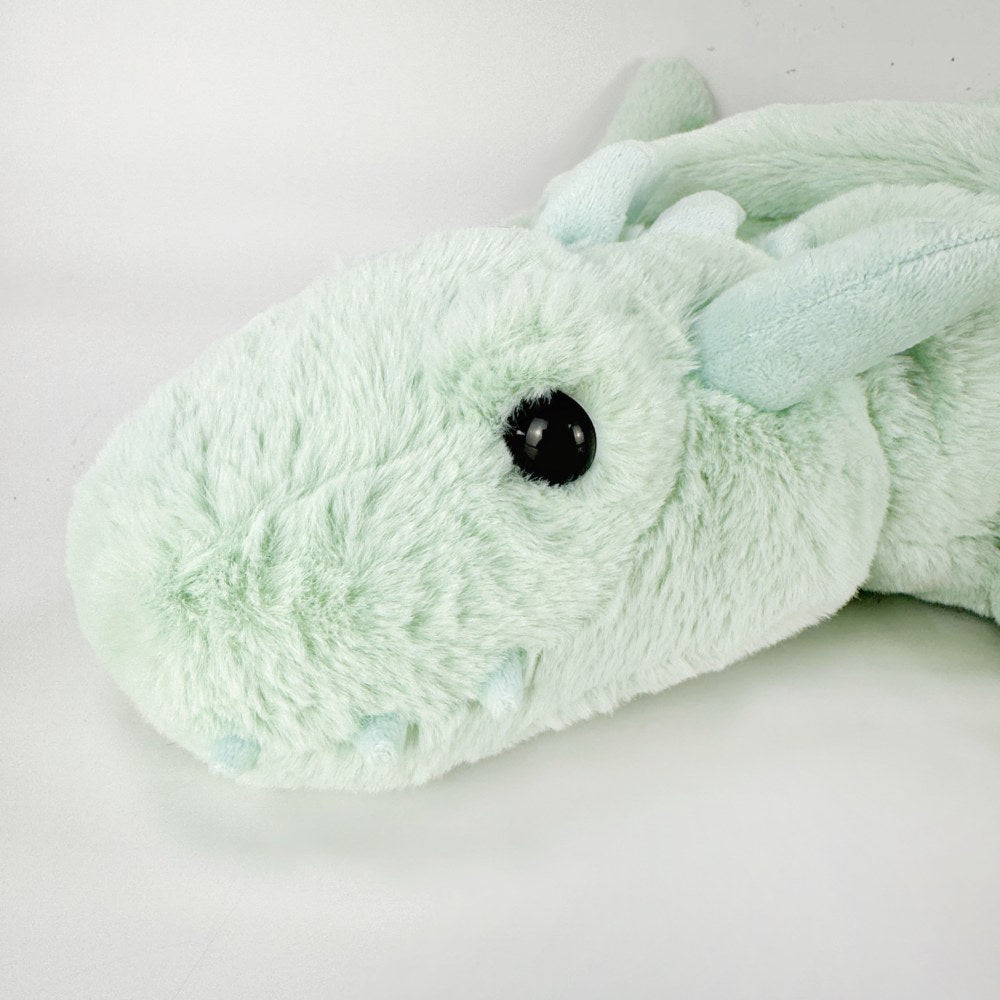 Luxury Snow Dragon Stuffed Animal White Art Doll