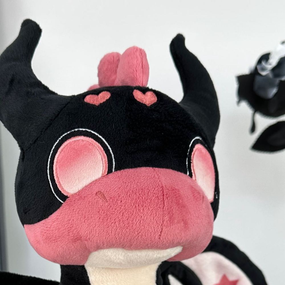 goth style Magic Fire Dragon Plush