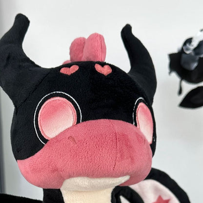 Goth Style Magical Fire Dragon Stuffed Toy