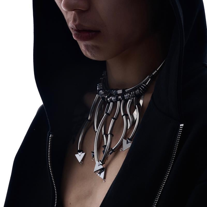 Punk Mechanical Multi-Arrow Choker (Men's/Women's)