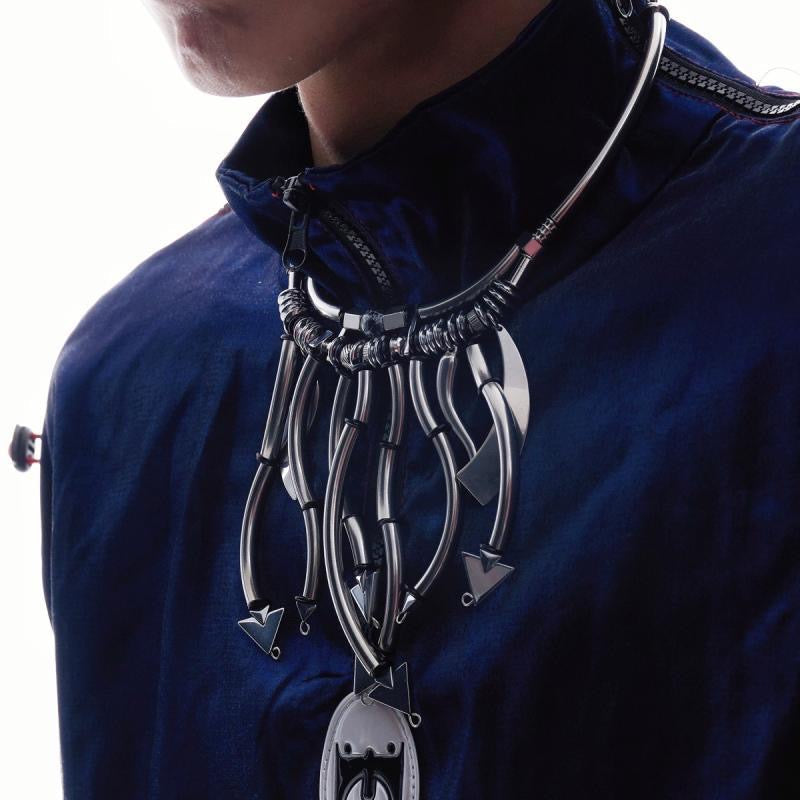 Punk Mechanical Multi-Arrow Choker (Men's/Women's)