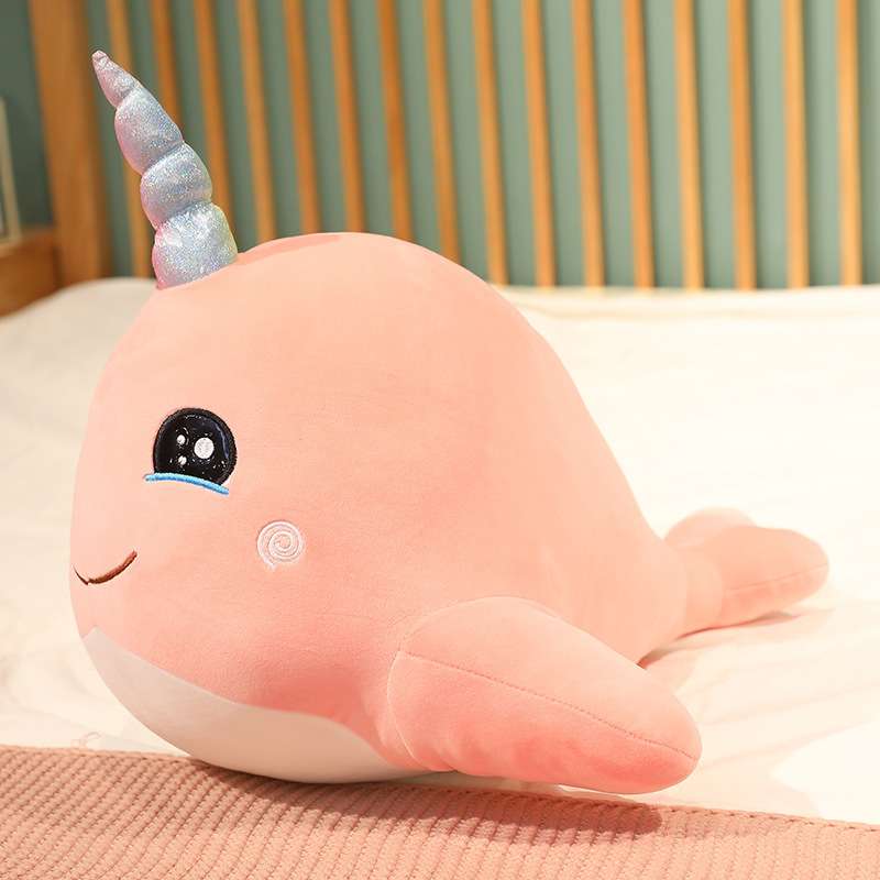 pink narwhal plushies