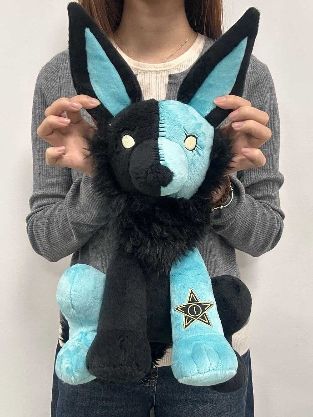 Great Ocean Blue Wolf Stuffed Animal