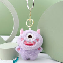 Kawaii One-Eyed Little Monster Plush Keychain