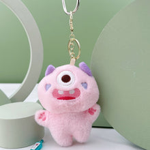 Kawaii One-Eyed Little Monster Plush Keychain