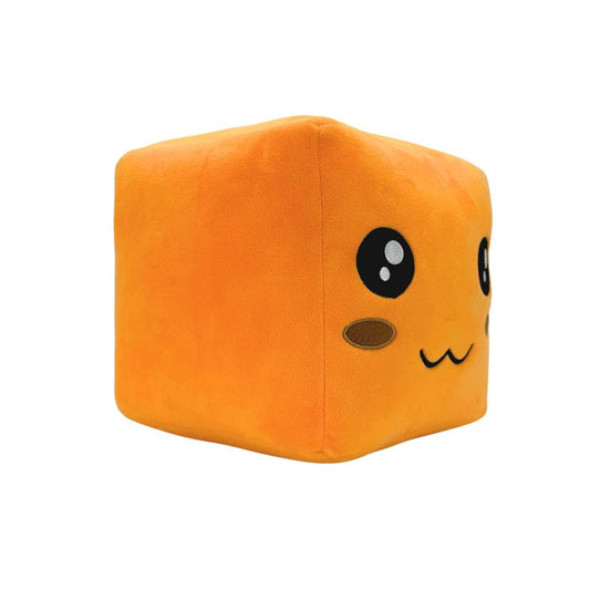 orange cube plush