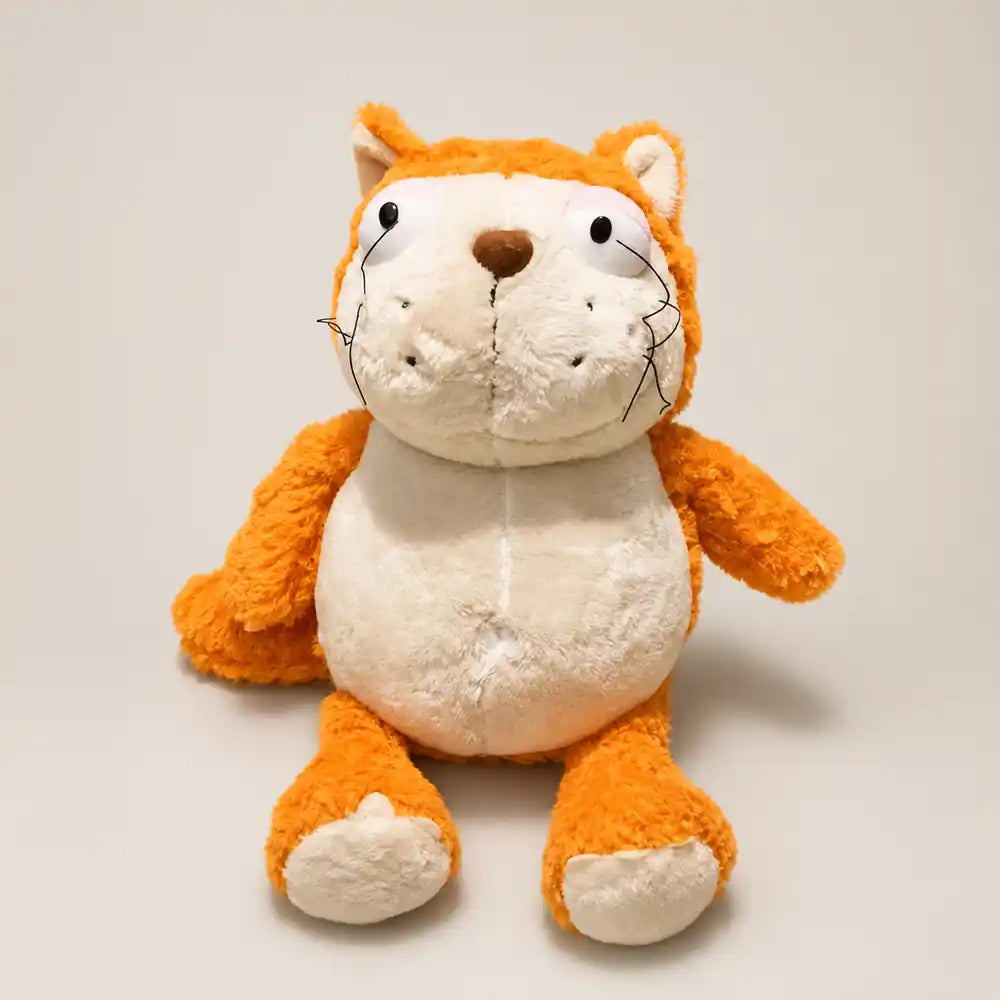 Orange Otter Plush Stuffed Animal Front View