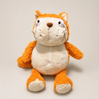 Orange Otter Plush Stuffed Animal Front View