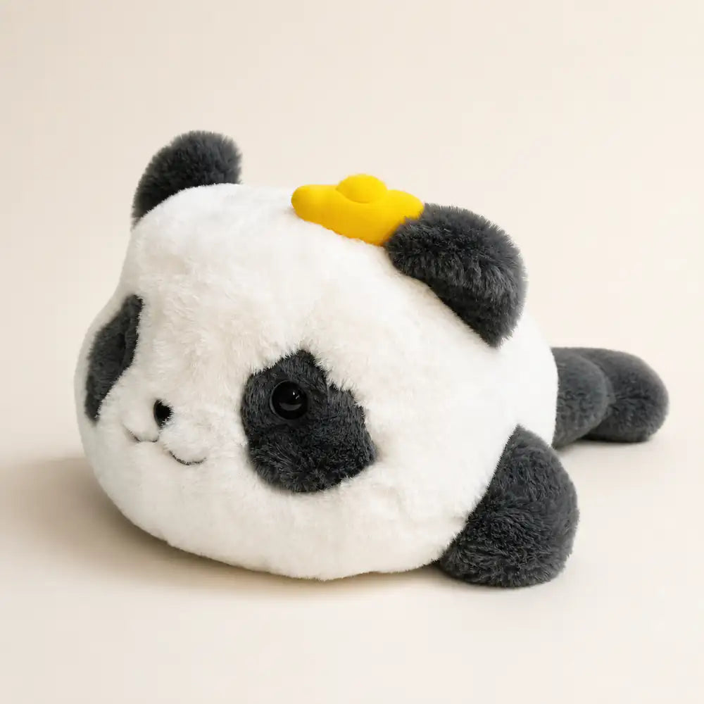 Flower Panda Plush Pillow – Side Left View