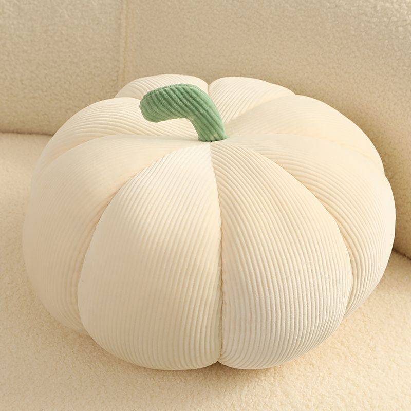 white pumpkin stuffed animal