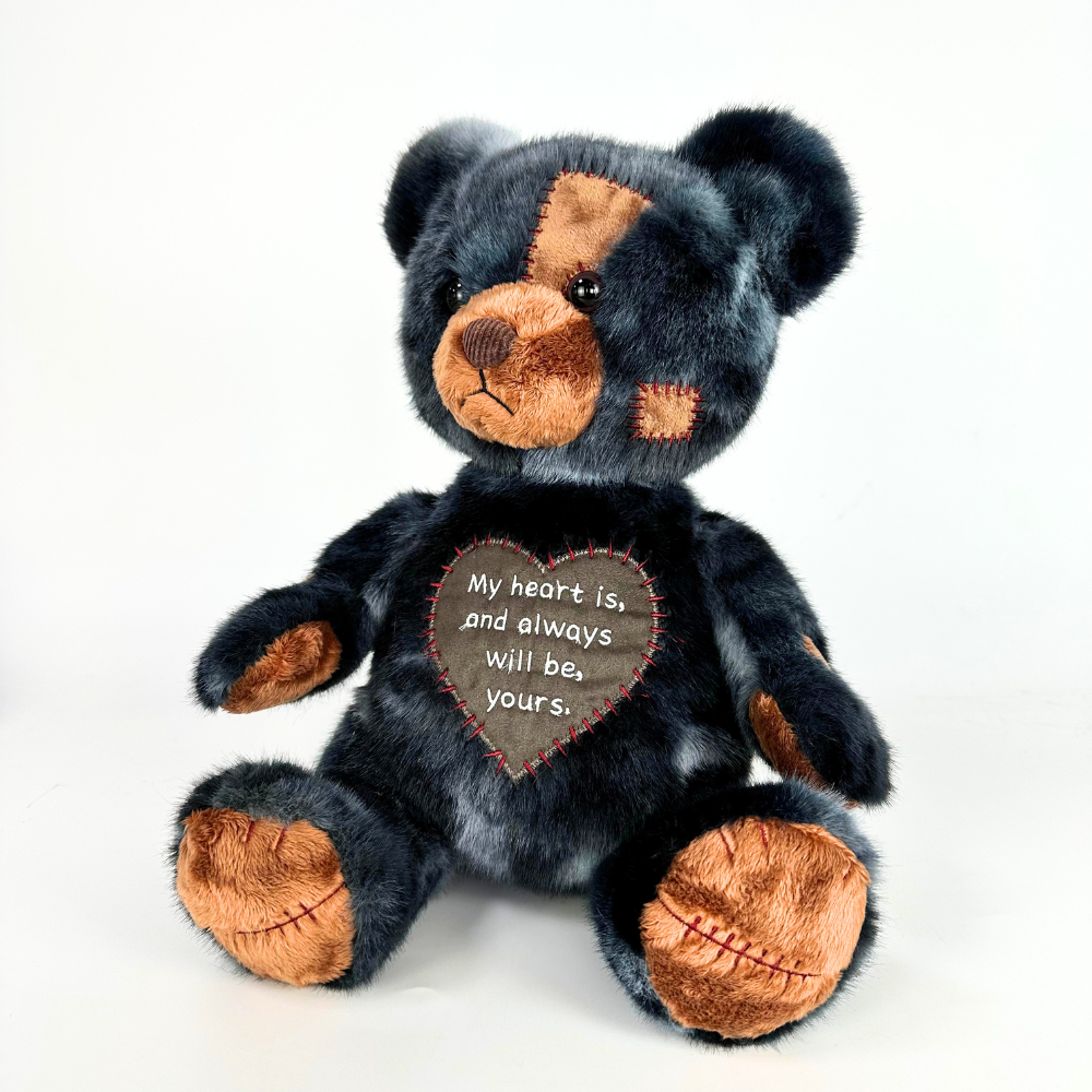 Animal en peluche Ourson Gothique Amoureux