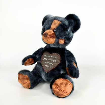 Animal en peluche Ourson Gothique Amoureux