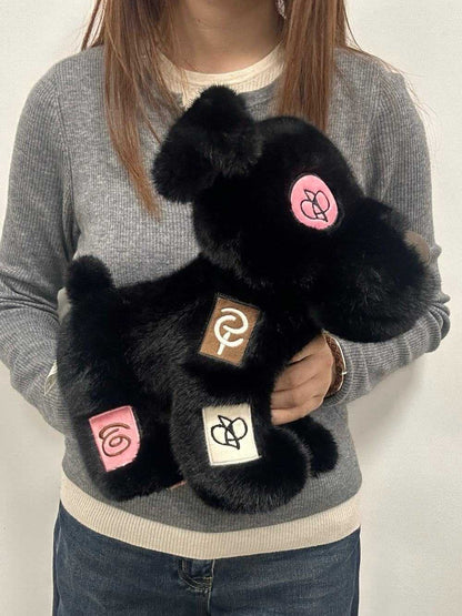 Punk Patchwork Puppy Plush